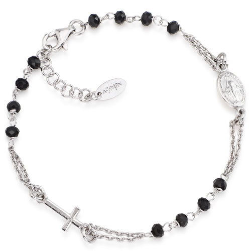Rosary Bracelet in Sterling Silver