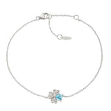 Quadricuore Charm Bracelet in Sterling Silver
