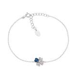 Quadricuore Charm Bracelet in Sterling Silver