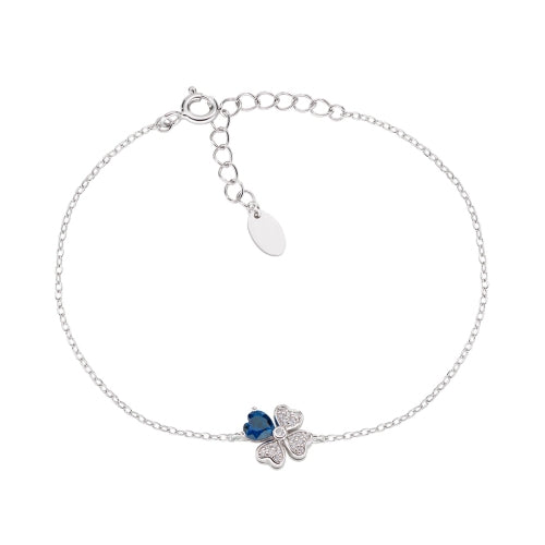 Quadricuore Charm Bracelet in Sterling Silver