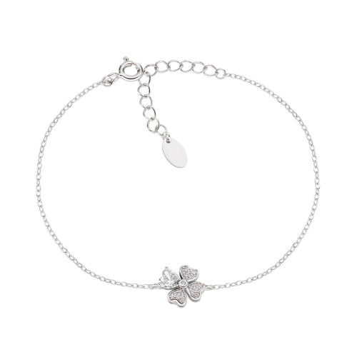 Quadricuore Charm Bracelet in Sterling Silver