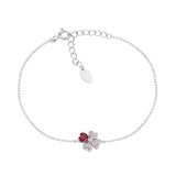 Quadricuore Charm Bracelet in Sterling Silver