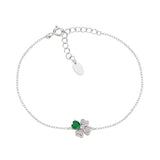 Quadricuore Charm Bracelet in Sterling Silver