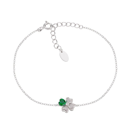 Quadricuore Charm Bracelet in Sterling Silver