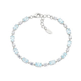 Zirconia Tennis Bracelet in Sterling Silver