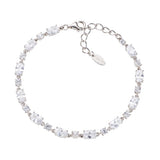 Zirconia Tennis Bracelet in Sterling Silver