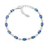 Zirconia Tennis Bracelet in Sterling Silver