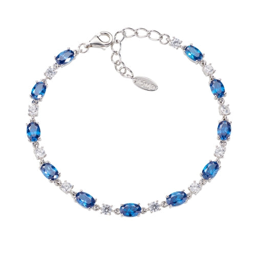 Zirconia Tennis Bracelet in Sterling Silver