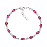 Zirconia Tennis Bracelet in Sterling Silver