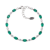 Zirconia Tennis Bracelet in Sterling Silver