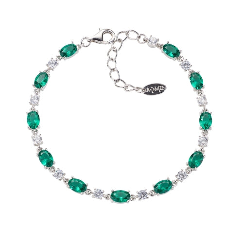 Zirconia Tennis Bracelet in Sterling Silver