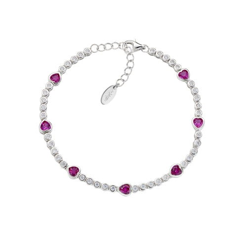 Zirconia Tennis Bracelet in Sterling Silver