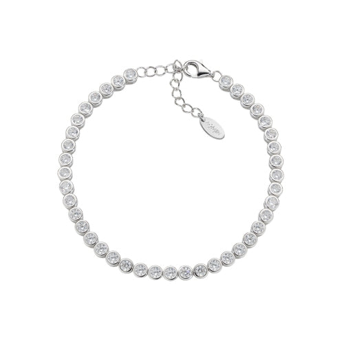 Zirconia Tennis Bracelet in Sterling Silver