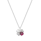 Quadricuore Magnetic Necklace in Sterling Silver
