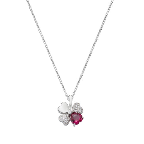 Quadricuore Magnetic Necklace in Sterling Silver