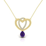 Purple Heart Necklace - Craig Shelly